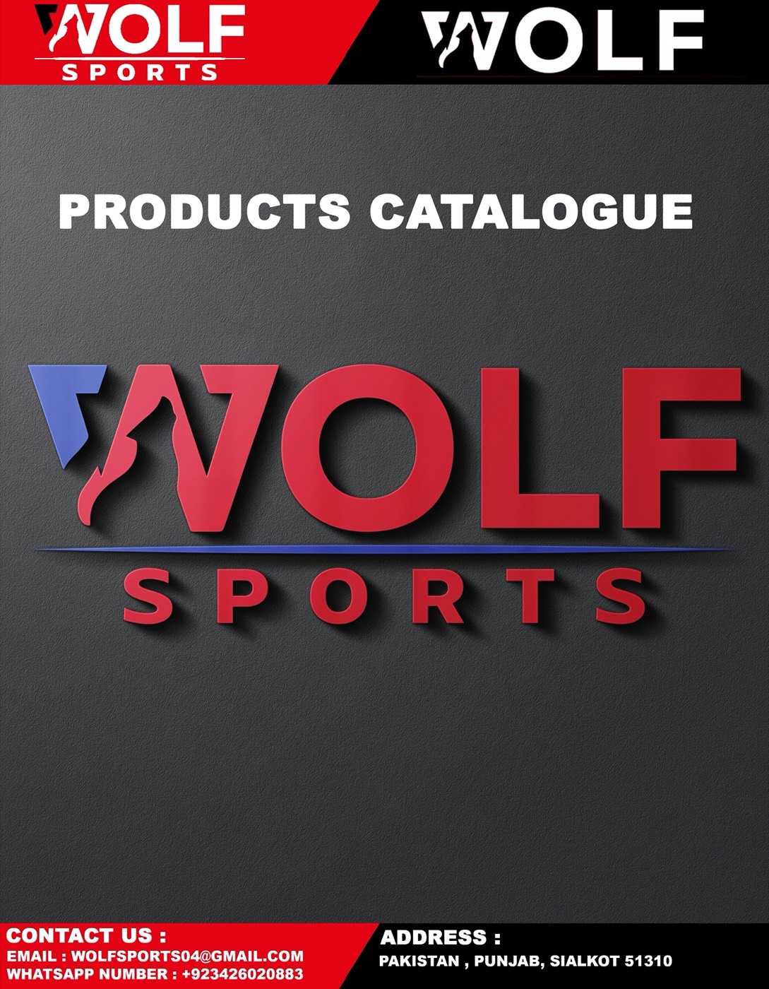 Sports Products & Bags Catalogue Page 1